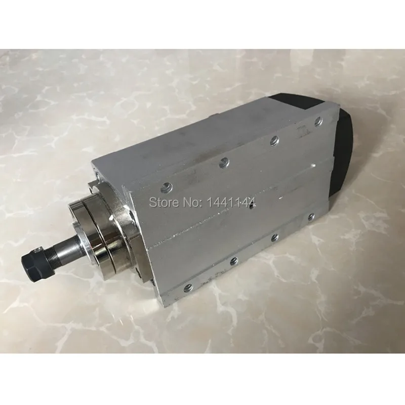 3KW แกนระบายความร้อนด้วยอากาศมอเตอร์ 220V 380V CNC แกนมอเตอร์ ER20 สี่แบริ่งสําหรับแกะสลักเครื่องมือ