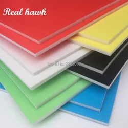 6 Farbe a3 Größe 420x297mm Dicke 5mm kt Platte Schaumstoff platte Papier Kunststoff platte Modell material für kt rc Modell teile