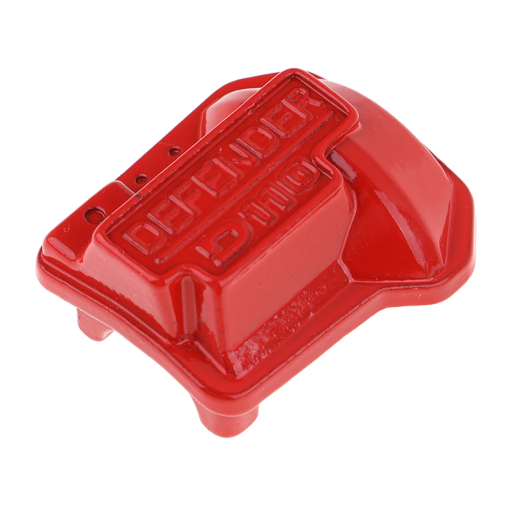 Metal Defender D110 Differential Diff Cover RED for Traxxas TRX4  -4 1/10 RC Crawler Upgrade Parts