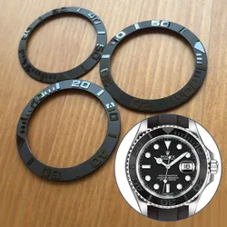 40.2mm/38.6mm/38mm ceramic bezel insert for RLX Rolex Yacht-Master 116655 automatic watch parts tools