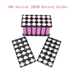 3*6 Cell 18650 Batteries Spacer Radiating Shell Plastic Heat 18650 Holder Bracket 18650 Battery Holder