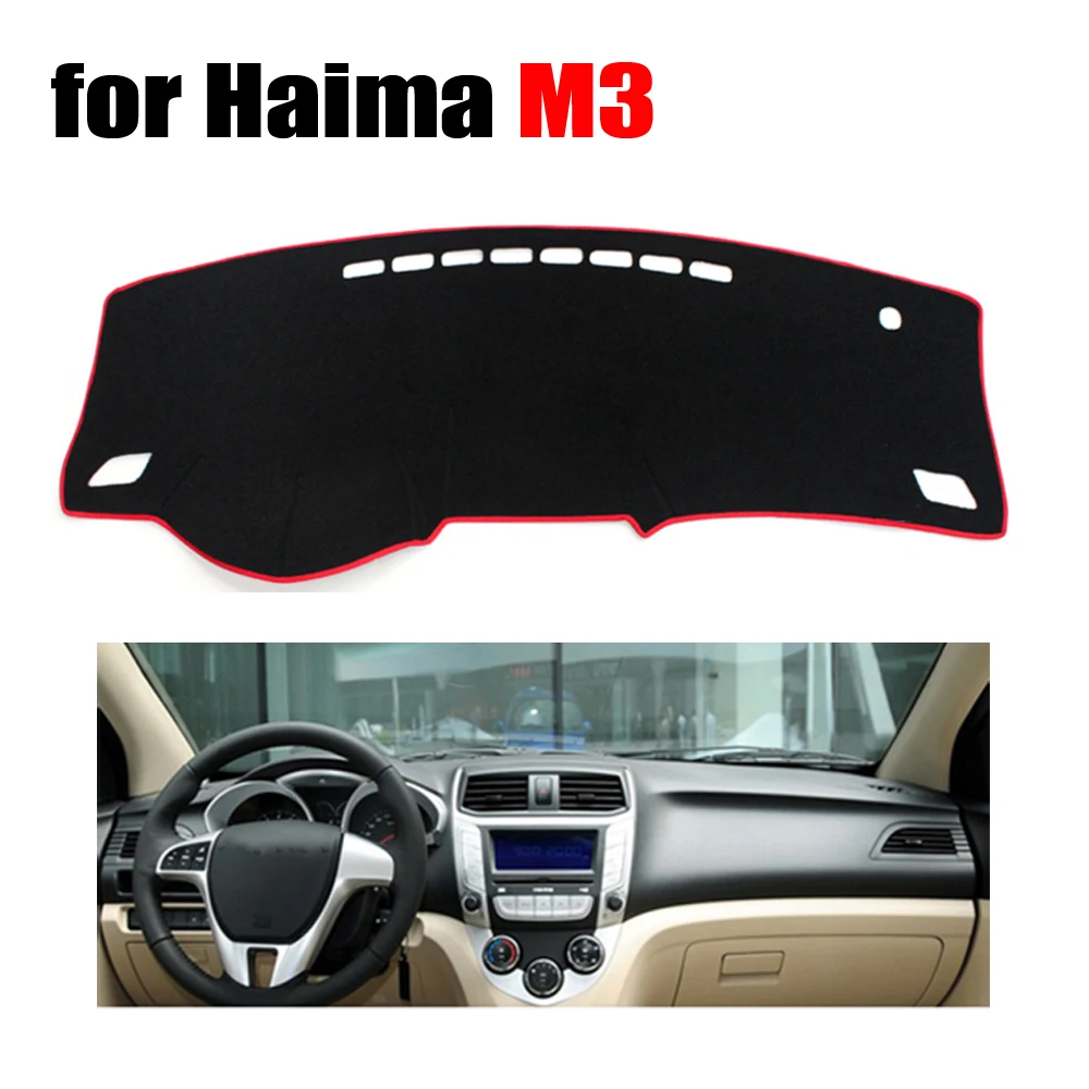 Car dashboard covers for Haima M3 all the years Left hand drive dashmat pad dash cover auto dashboard accessories