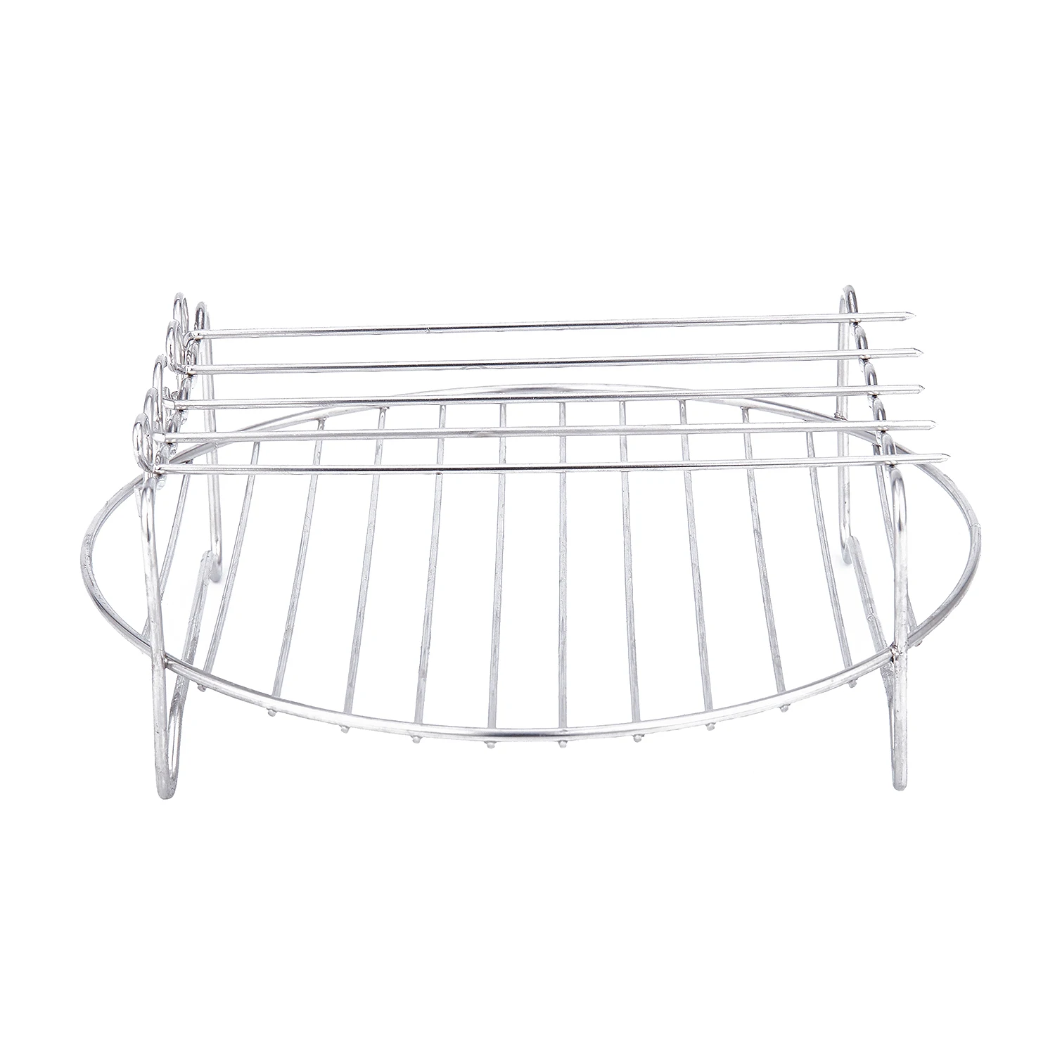 Hot Koop Double Layer Rack Accessoire Met 5 Spiesjes, Voor Airfryers