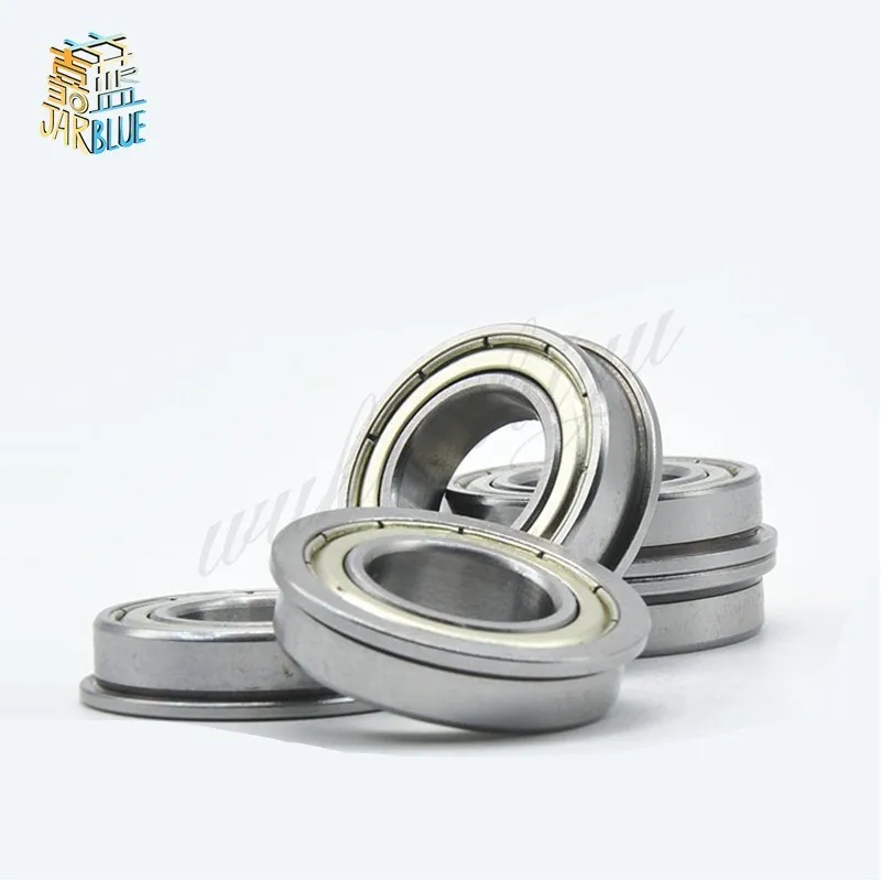 50pcs F692ZZ F693ZZ F694ZZ F695ZZ F696ZZ F697ZZ F698ZZ F699ZZ Flange Ball Bearing Metal Shielded Flanged Bearings