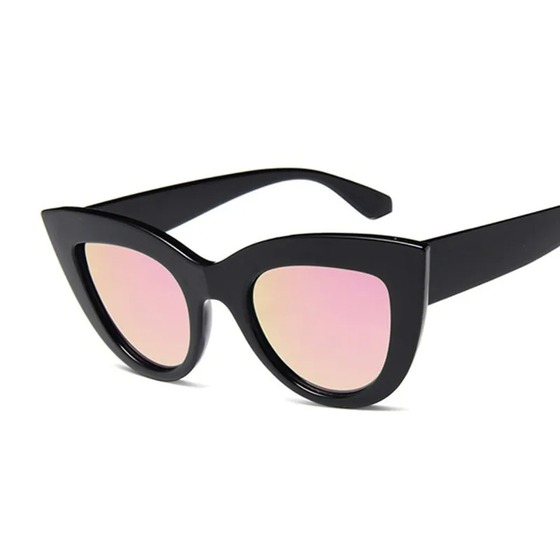 Lunettes de soleil œil de chat vintage pour femmes, lunettes de soleil noires pour dames, UV400, nouvelle mode rétro, marque de créateur