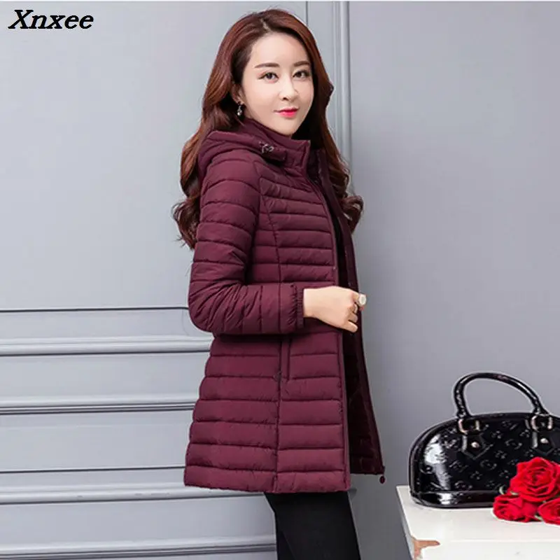 Winter Jacket Women 2018 Winter And Autumn Wear High Quality Parkas Winter Jackets Outwear Women Long Coats Xnxee