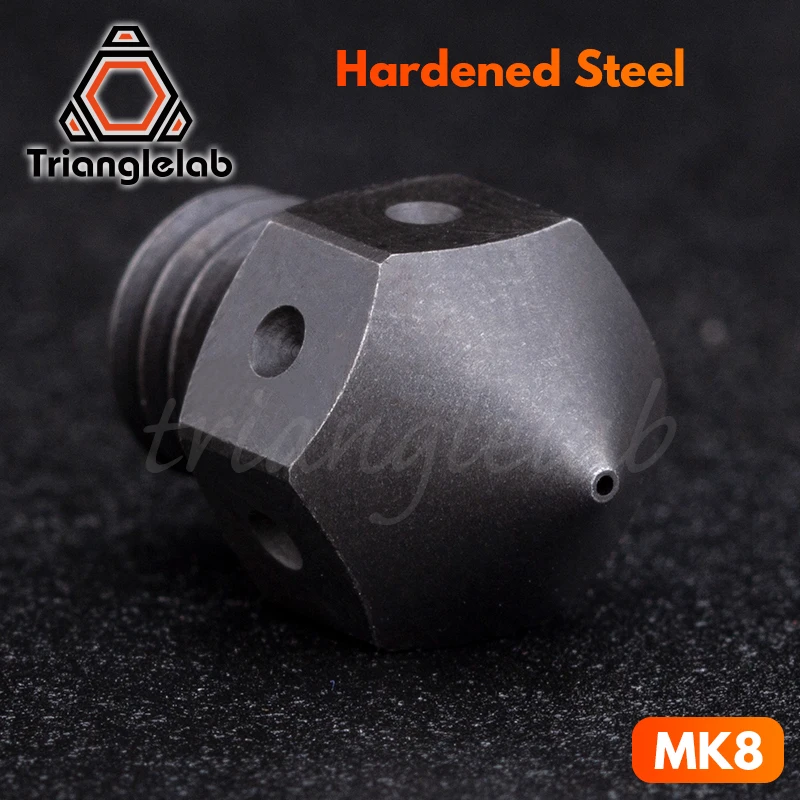 trianglelab MK8 high temperature Hardened Steel MK8 Nozzles for 3D printer PEI PEEK or Carbon fiber for HOTEND Extruder