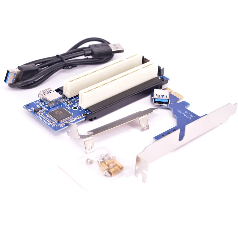 Imagem -02 - Pcie x1 x4 x8 X16 para Adaptador Pci Pci Express para Cartão Pci