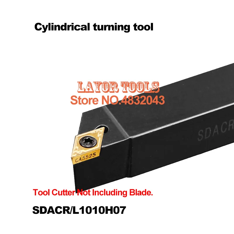 SDACR1010H07-herramientas de corte de torno de Metal, máquina de torneado CNC, soporte de herramientas de torneado externo, SDACL1010H07