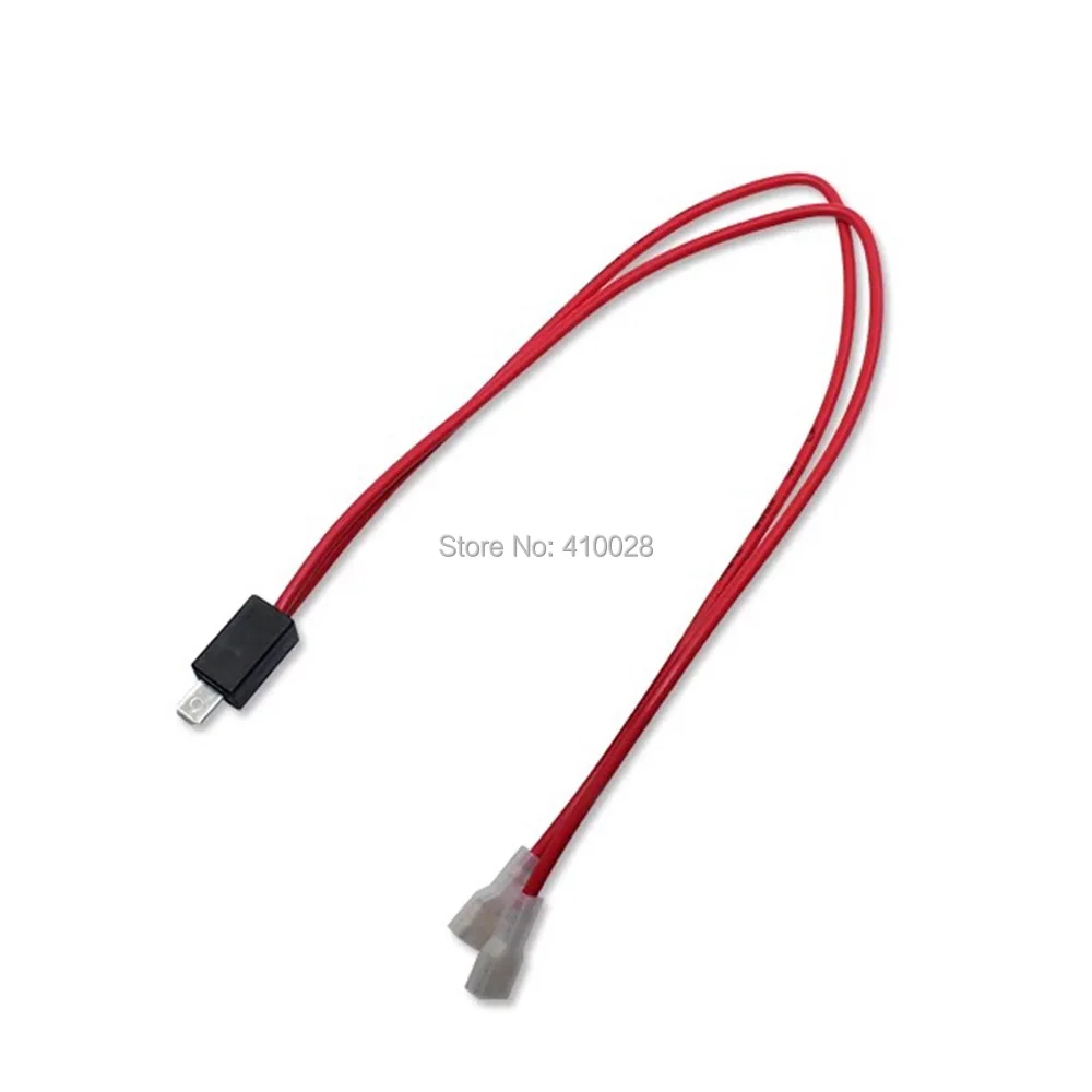 shhworldsea 1pcs  One split into Two Car Horn Speaker Adapter Cable Conversion Dedicated Plug horn wire harness