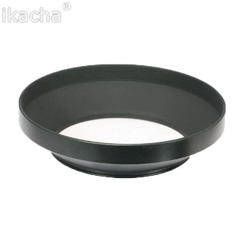 40.5mm Wide Angle Metal Lens Hood For Sony A6000 E PZ 16-50mm Lens Canon Nikon