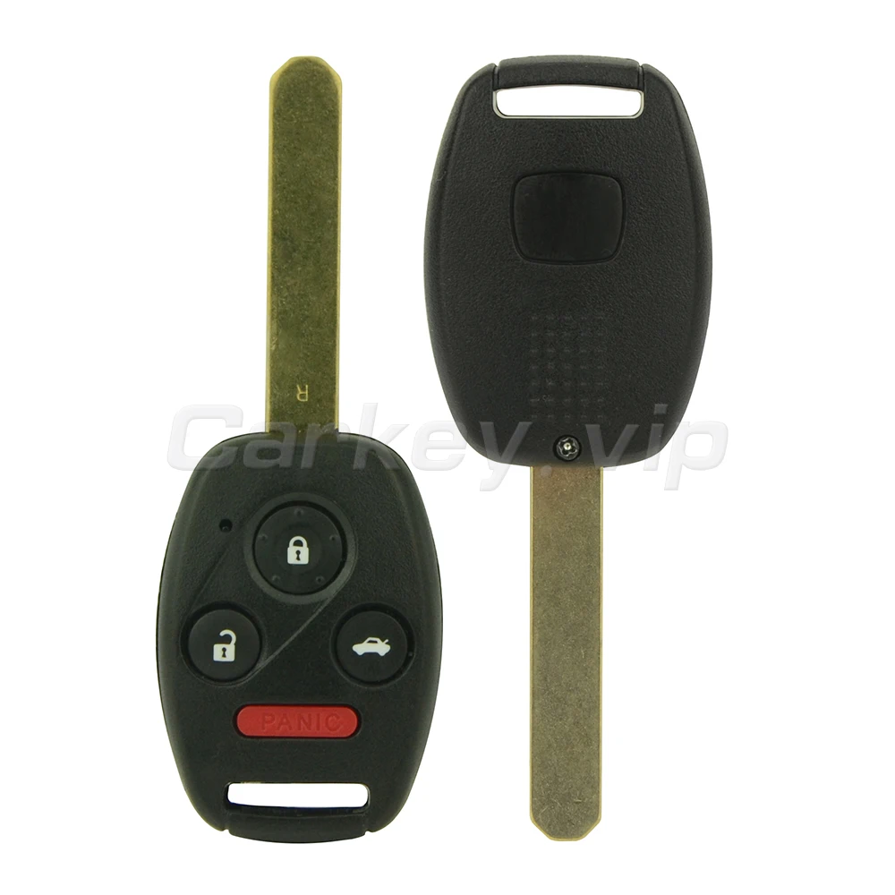 Remotekey 5pcs Remote Head Car Key 3 Button With Panic 313.8Mhz ID46 Chip  N5F-A05TAA For Honda Civic 2012 2013 Accord 2014