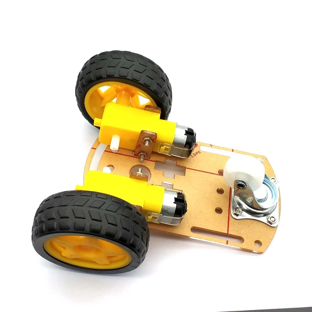 Smart Robot Car 2WD Motor Chassis /Tracing Remote Control Two-wheel Drive Three-wheel Universal Wheel Parts  For Arduino Diy Kit