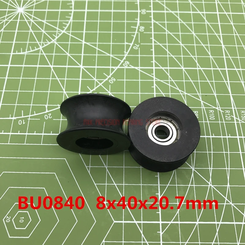 

2023 10pcs/lot U Groove Ball Bearing 0840uu Bu0840 608zz 608z 608 Window And Door Roller 8x40x20.7mm Guide Pulley Sealed Rail