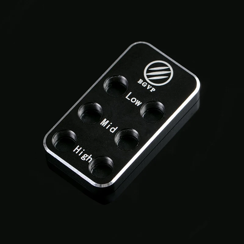 BGVP DMG 1 زوج سماعة مرشحات متوسطة عالية التردد ضبط اللوحات مع لوحة وحدة معدنية لتقوم بها بنفسك