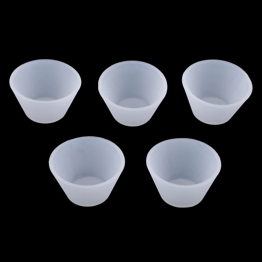 Non Toxic Environmental Silicone Cup Reusable Epoxy Resin Mixing Distribution Cup Glue Measuring Cup DIY  Jewelry Making