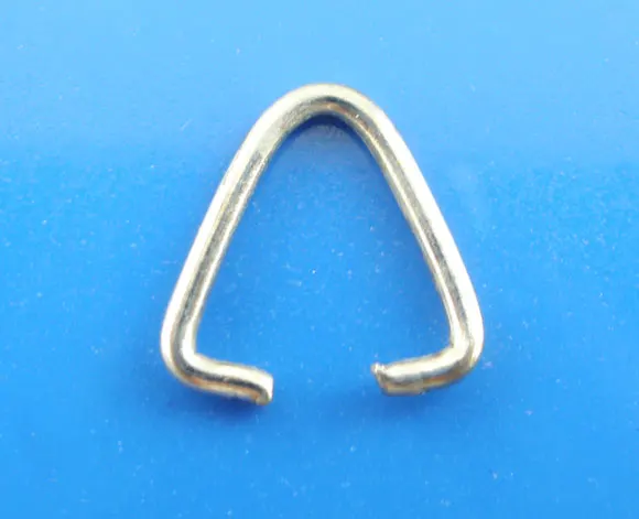 DoreenBeads-حلقات القفز على شكل مثلث ، 500 قطعة ، 9 × 9 مللي متر (B03299) ييوو