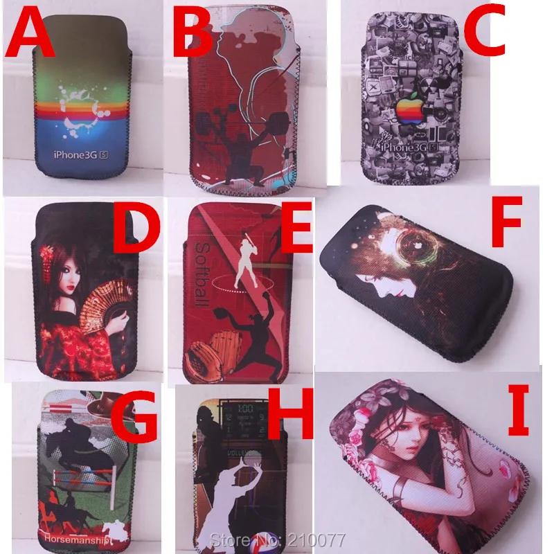 Leather Pouch Sleeve Case for iPhone 3G 3GS for iPhone4 4G 4GS Skin Cover