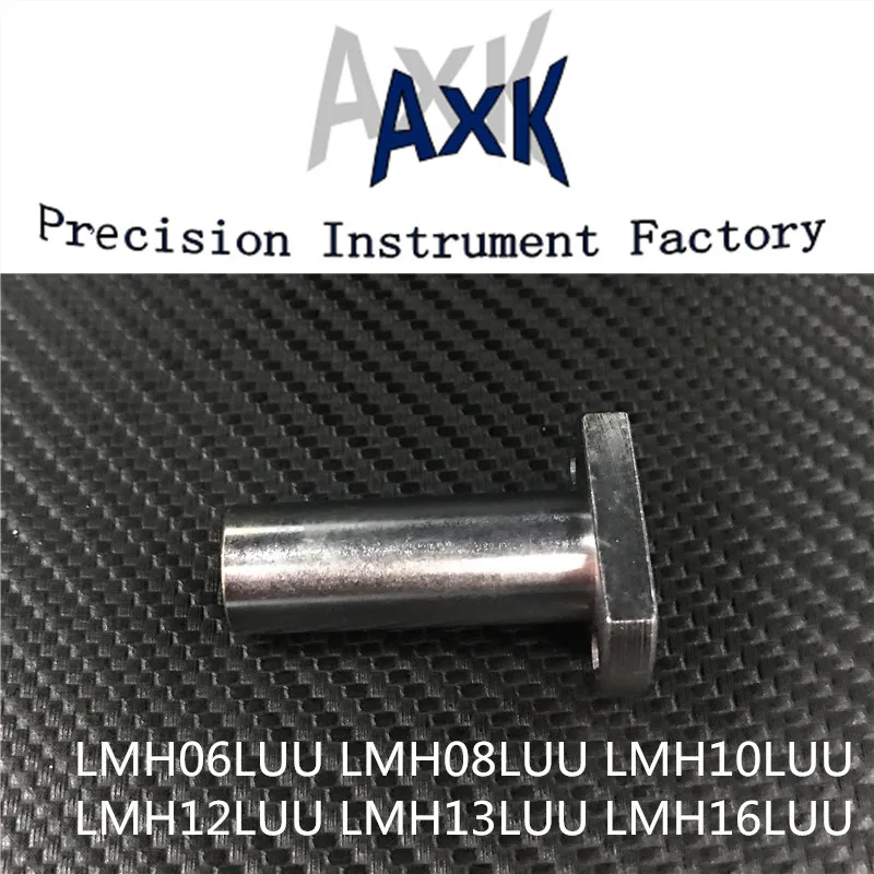 Real AXK Lmh...luu Linear Bearing ( 2 Pcs) Lmh6luu Lmh8luu Lmh10luu Lmh12luu Lmh13luu Lmh16luu Flange Mounted Bearings