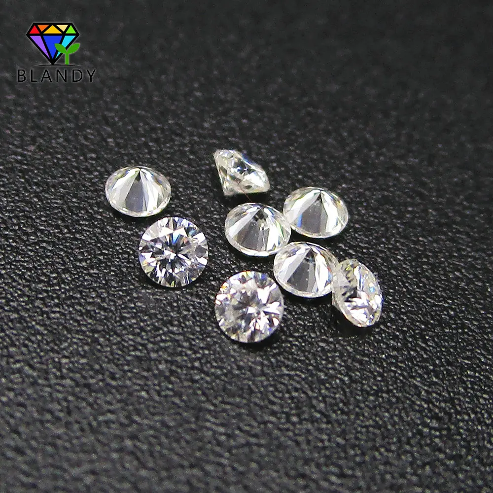 

Wholesale Price D Color White Moissanites 1.0~6.5mm Round Star Cut Lab Grown Loose Moissanites Stone For Jewelry