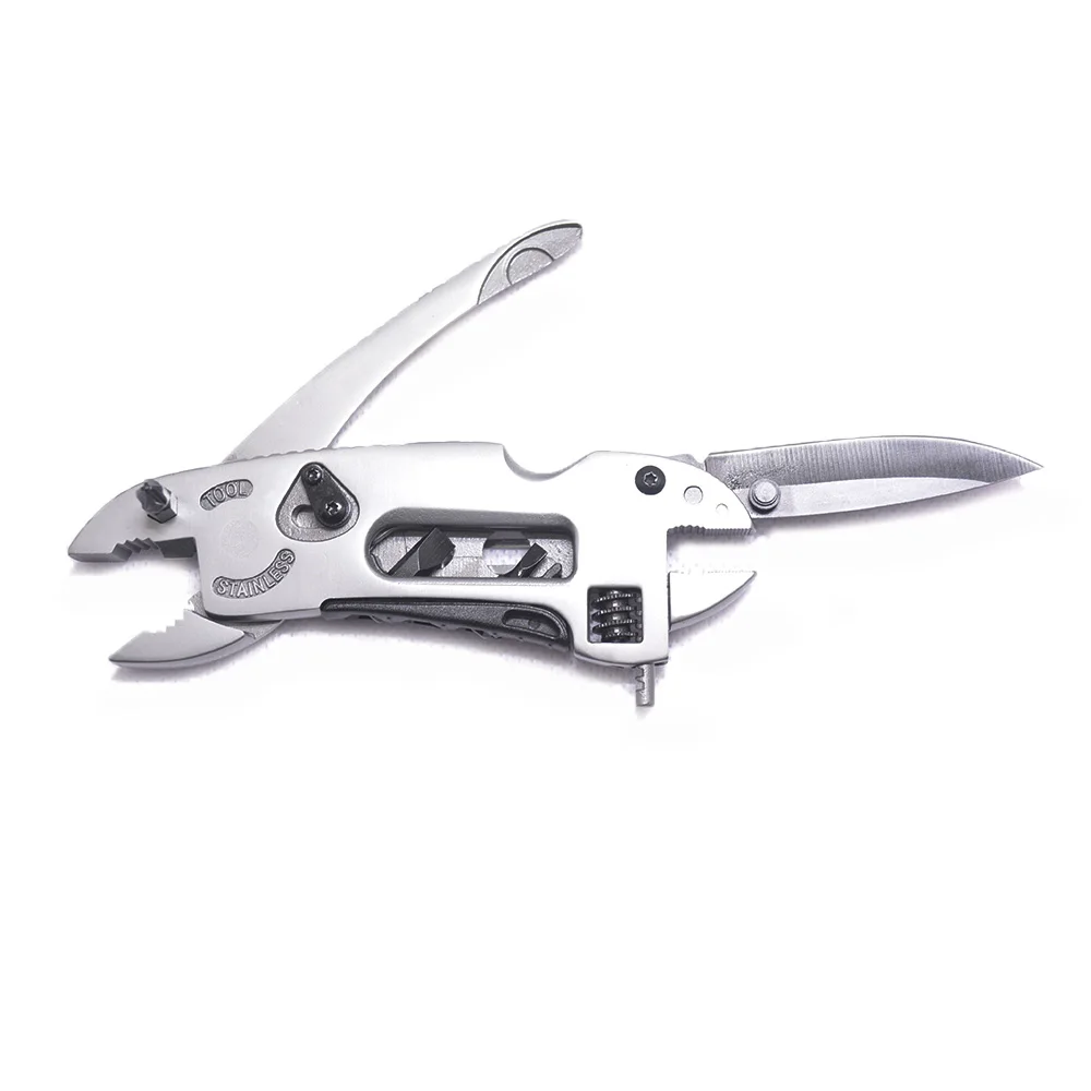 

Mini Multitool Pliers Pocket Knife Screwdriver Set Kit Adjustable Wrench Jaw Spanner Repair Survival Hand Multi Tools