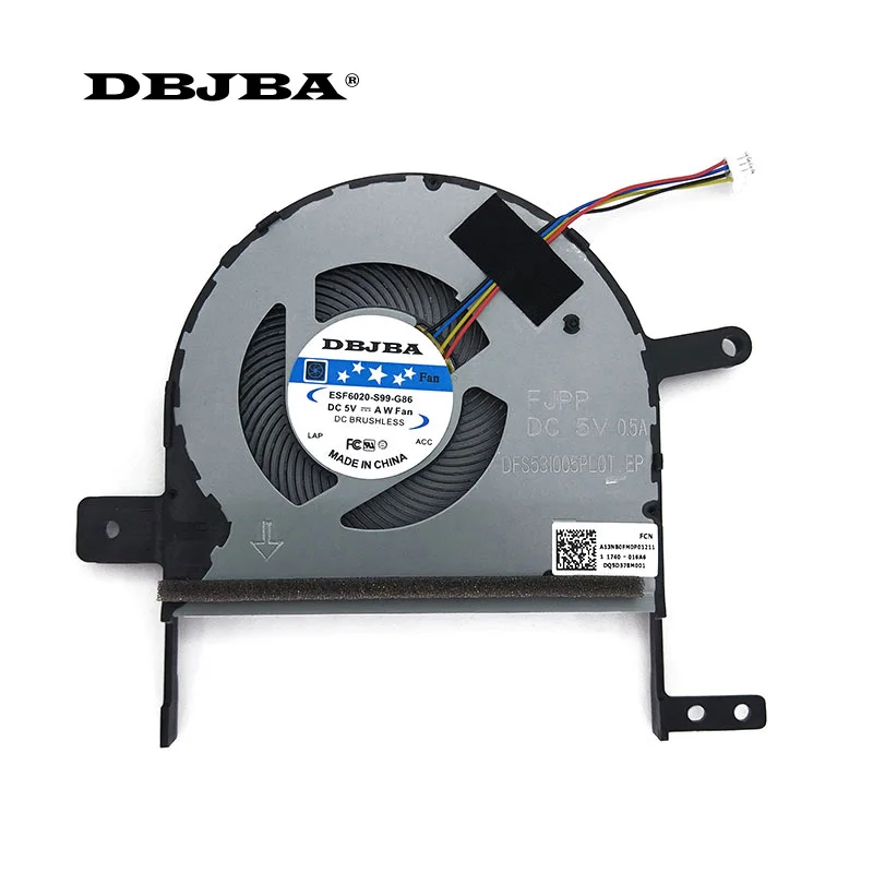 

Новый вентилятор процессора для ASUS S510 S510U S510UQ S510UA S510U X510 X510UN X510U DFS531005PL0T A13NB0FM0P01211, охлаждающий вентилятор для ноутбука