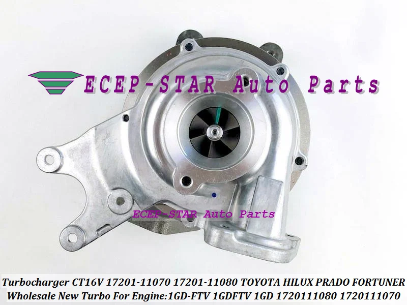 NO Actuator Turbo CT16V 17201-11070 17201 11070 1720111070 Turbocharger For TOYOTA HILUX PRADO FORTUNER 2GD-FTV 2GDFTV 2GD 2.4L