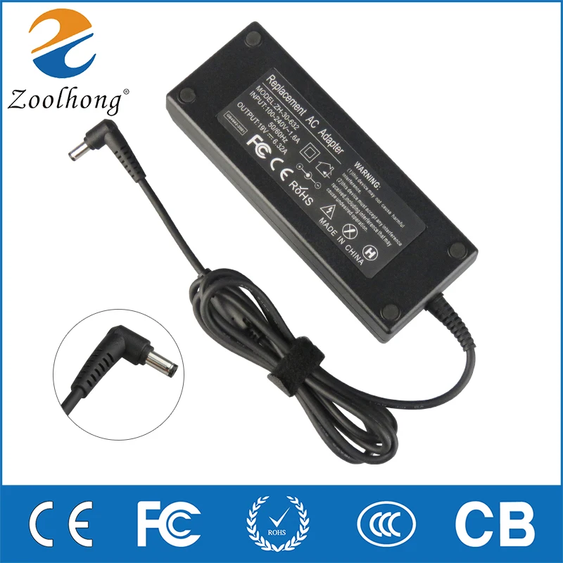 

New AC Power Adapter for asus 19V 6.32A 120W 5.5*2.5MM for Asus ADP-120ZB BB PA3290E-3AC3 Charger