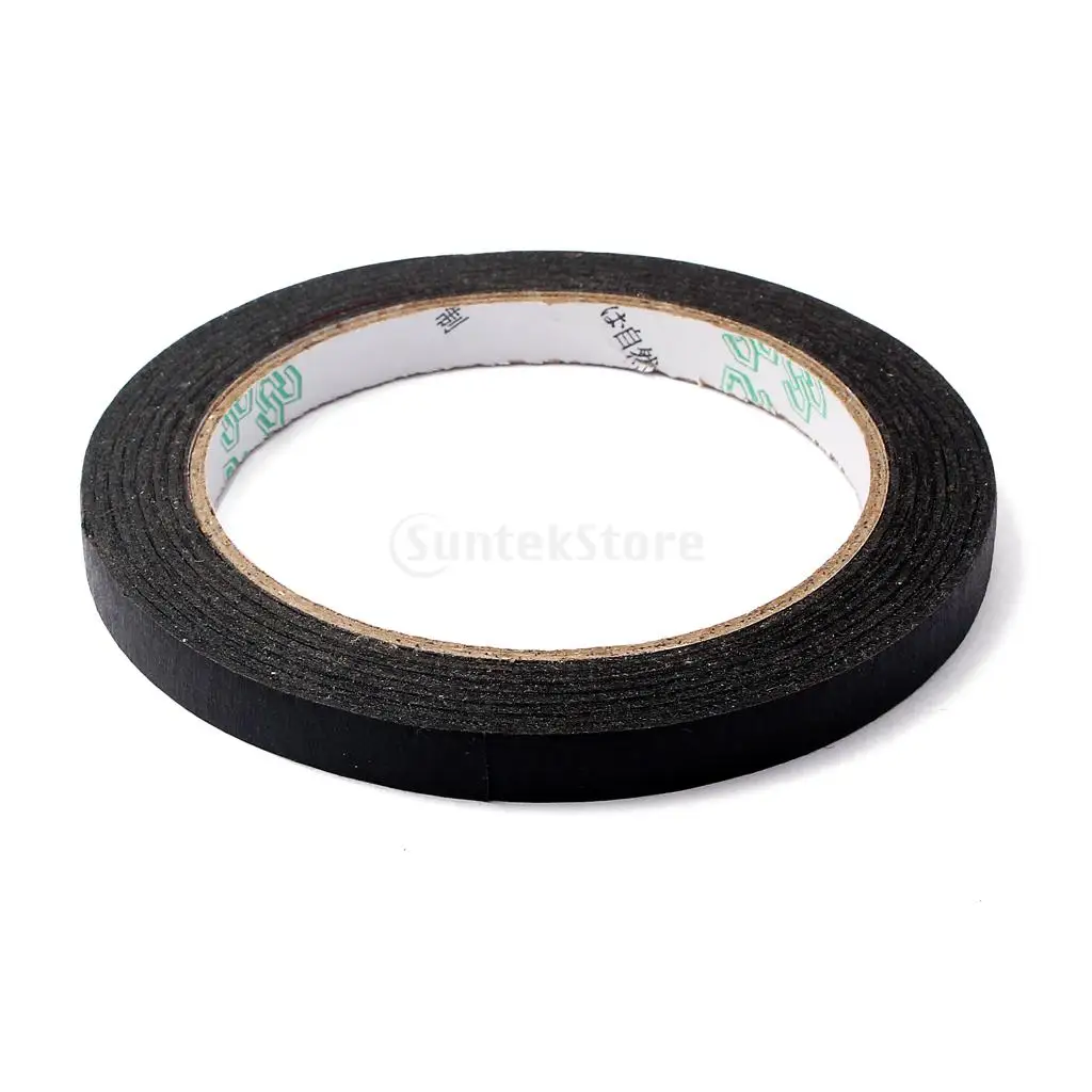 Guitar Pickup Humbucker Black PVC Electrical Insulation Adhesive Tape W 8mm