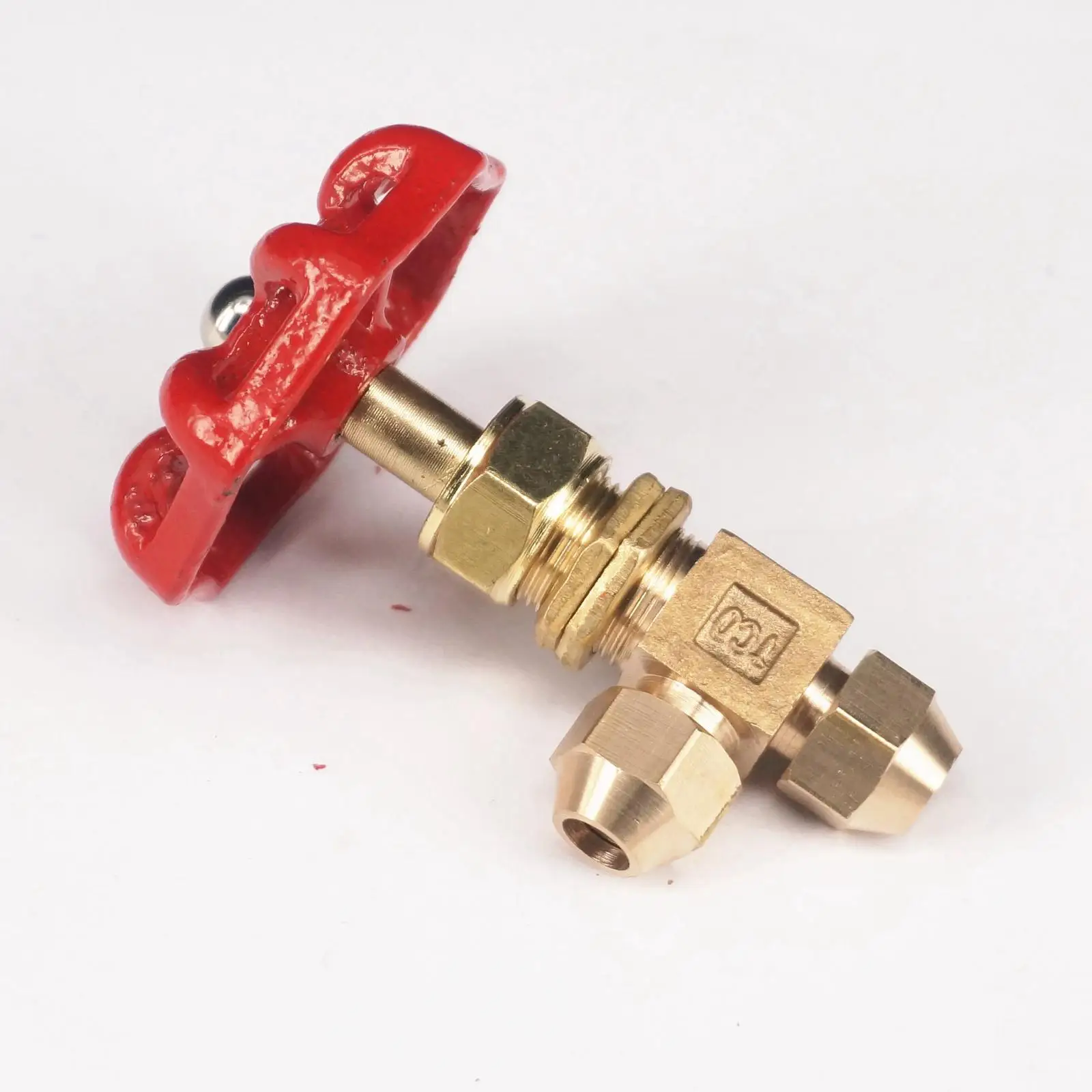 Fit Tube OD 6mm 8mm Equal Reduce Flare Brass Methanol Oil Valve For Kitchen Diesel Stove Methanol oil 143 PSI