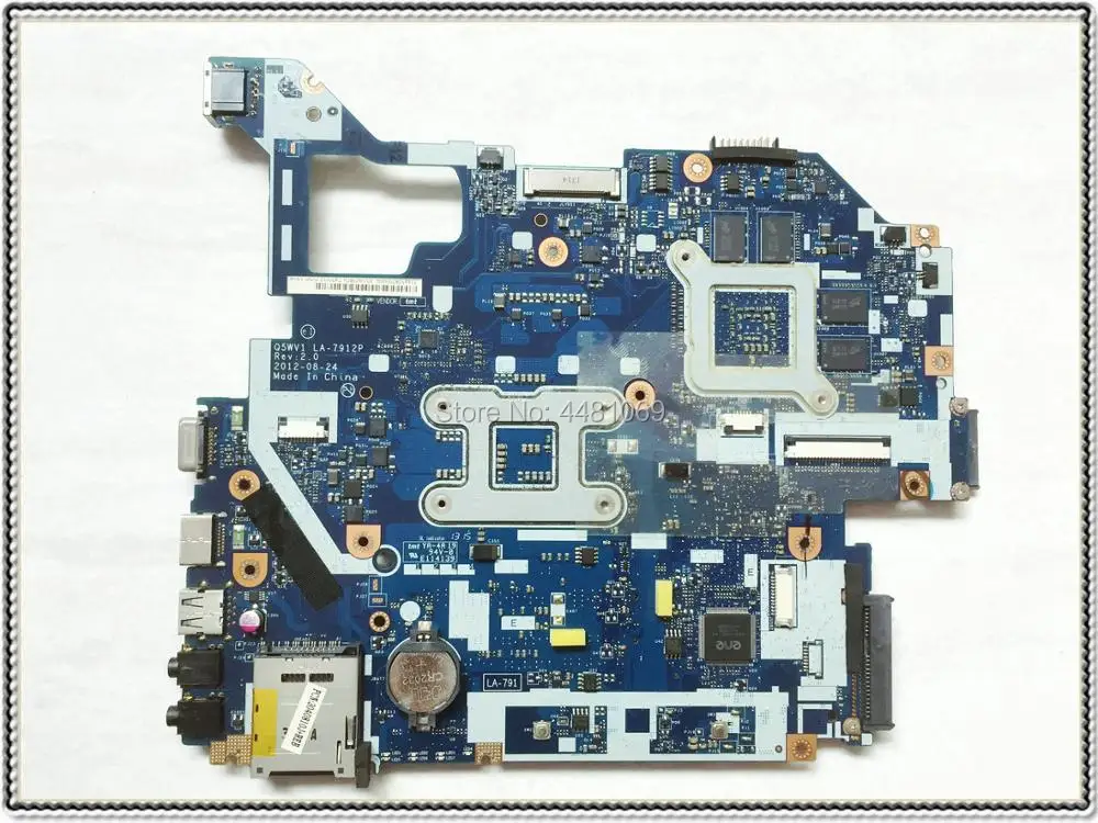 Q5WV1 LA-7912P For Acer aspire E1-571G V3-571G V3-571 Laptop Motherboard NBM6B11001 NBY1711001 NB.Y1711.001 HM77 DDR3