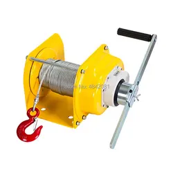 0.5T/1T/2T/3Ton Manual winch Boat truck auto self-locking hand manual Galvanized steel winch hand tool lifting sling