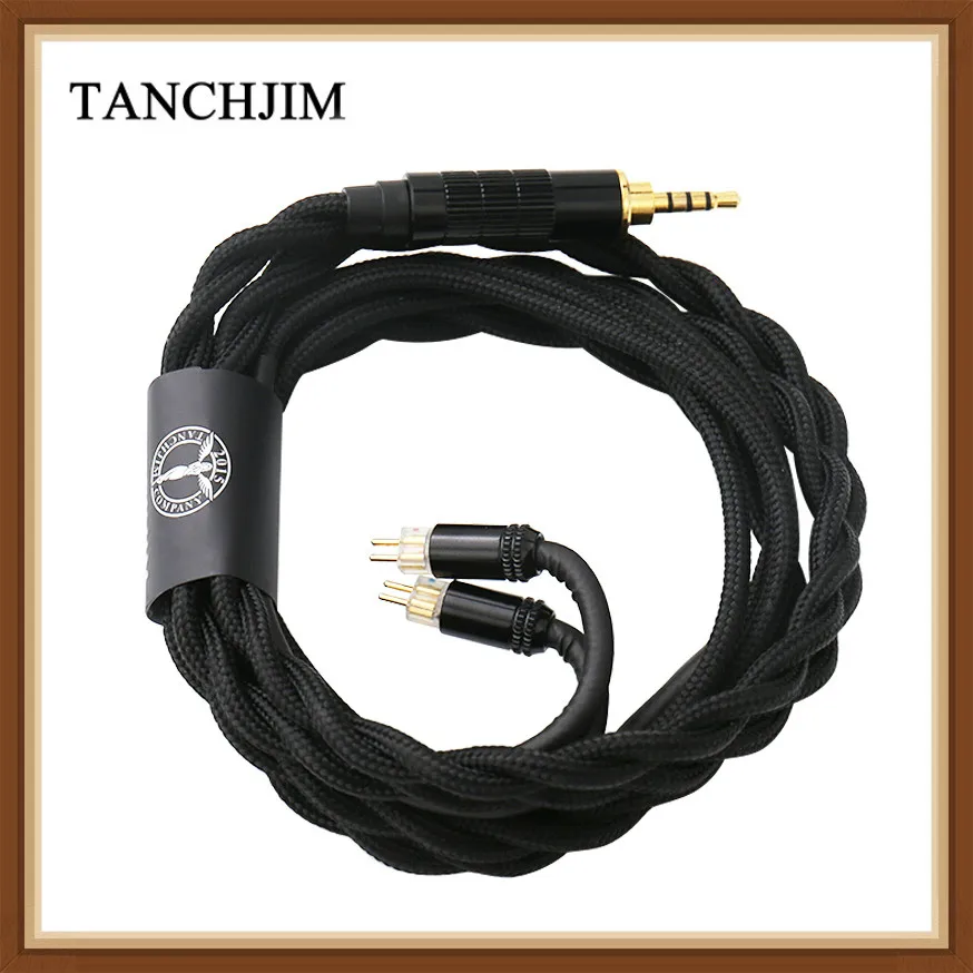 

TANCHJIM Oxygen Earphone Upgrade Line 0.78mm Pin 2.5mm/3.5mm/4.4mm 5N Single Crystal Copper Upgrade Cable