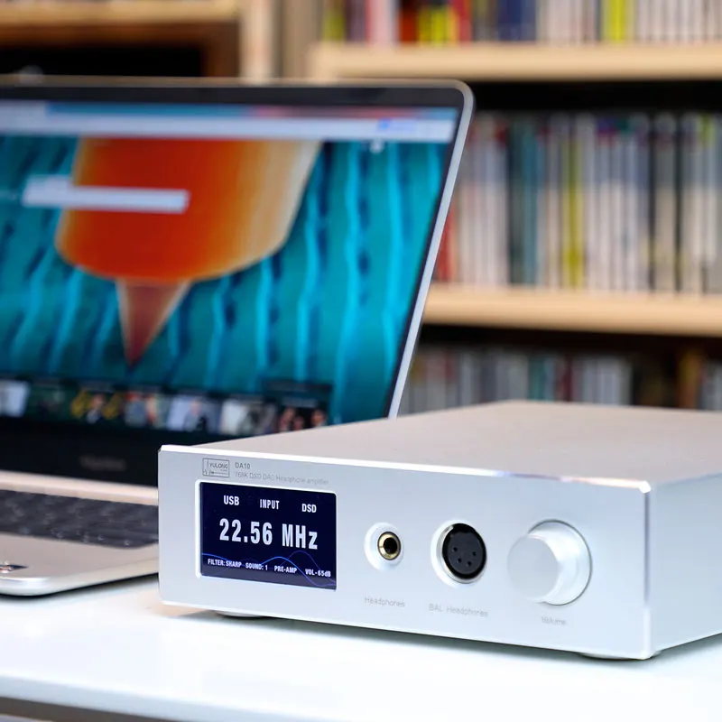 Yulon DA10 Flagship DA9 Upgrade Version The Full Balance DSD512 DAC Hifi Fever Class A Decoding Pre-AMP Headphone Amplifier