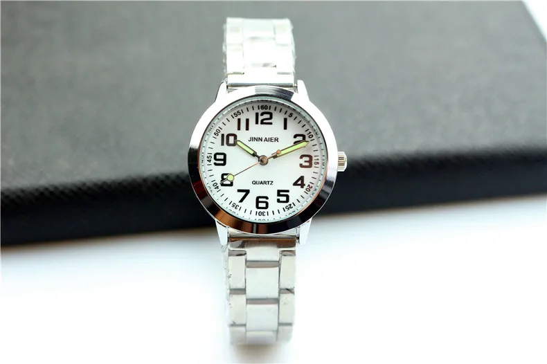 Nazeyt Nieuwe Mode Midden Kinderen Eenvoudige Wijzerplaat Quartz Horloge Kleine Ladie Horloge Stalen Band Lichtgevende Handen Gift Klok Mujer Reloje