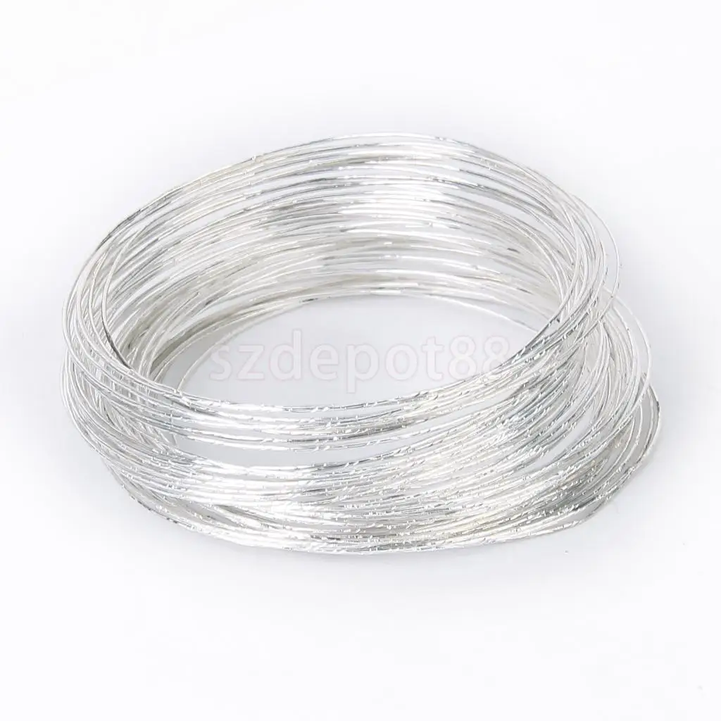 50Pcs Bulk Fashion Silver color Ultra Thin Hoop Bracelet Cuff Bangle Wristband