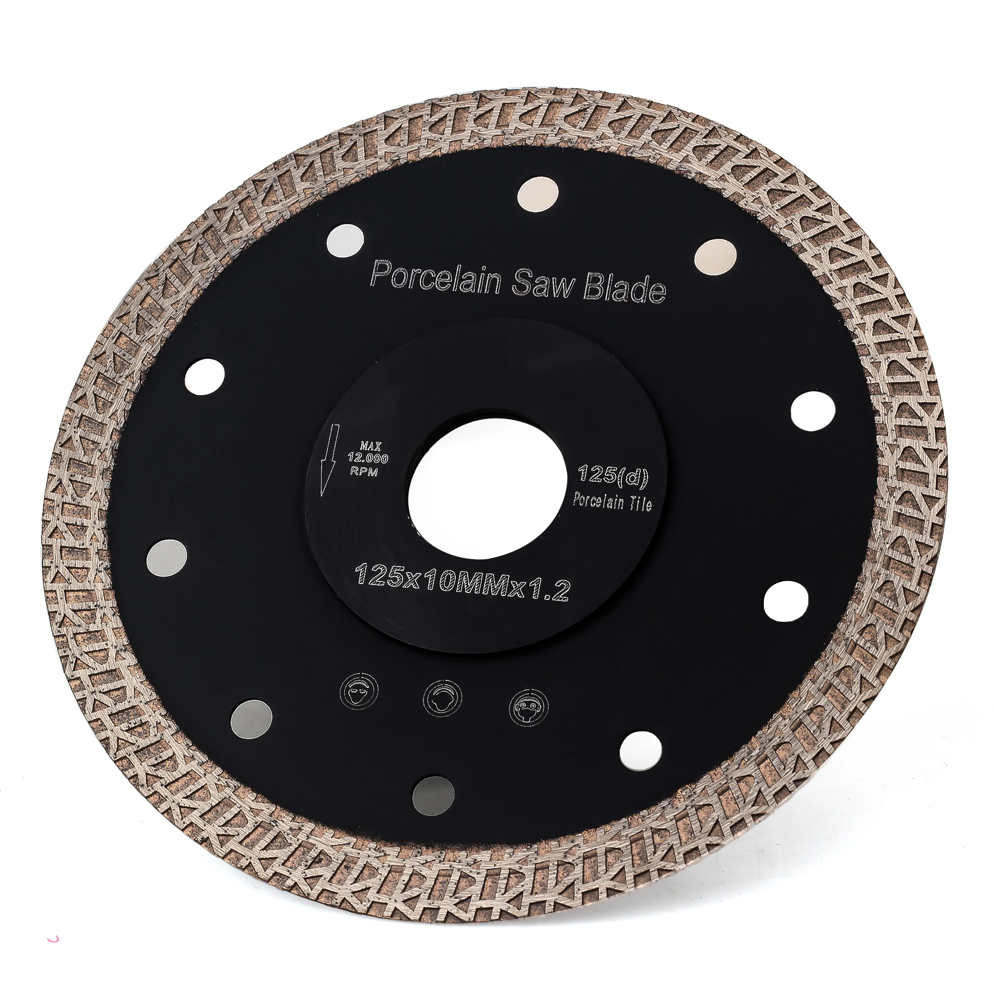 Free shipping DC-SRSB03 5 inch diamond saw blade 125mm for porcelain and ceramic tile cutting