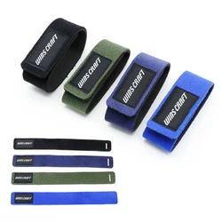 Amarre Lanyard para caña de pescar – Cordón reutilizable negro y azul