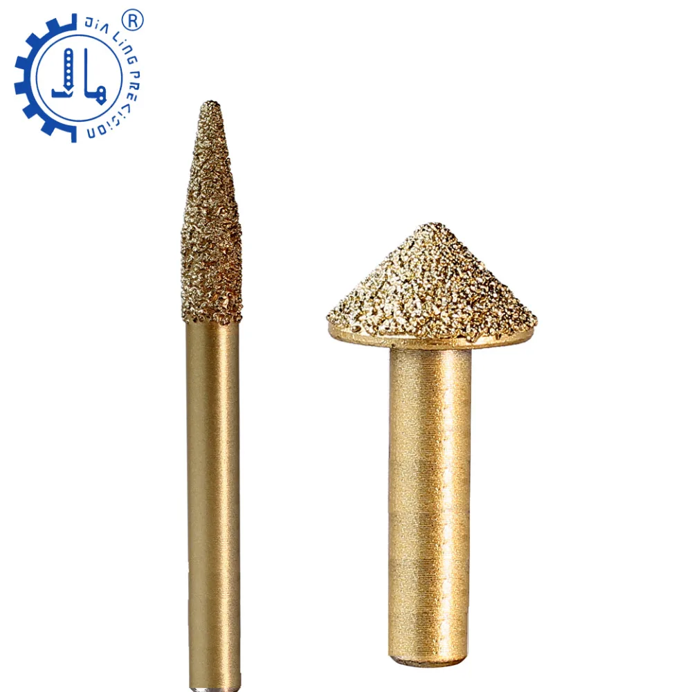 JIALING 1 Pc CNC Diamond For Granite Marble Concrete Cutting Router Bits Carving Tools