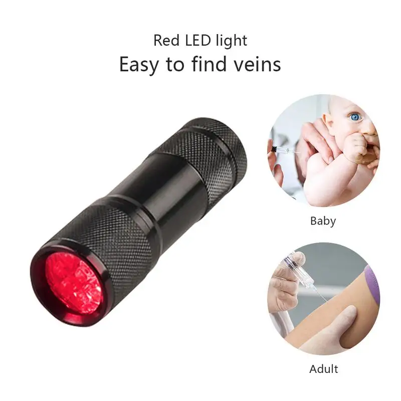 Red LED Lights Quickly Find a Vein Imaging Flashlight Vascular Display Flashlight Hand Puncture To Check Blood Vessels Lights