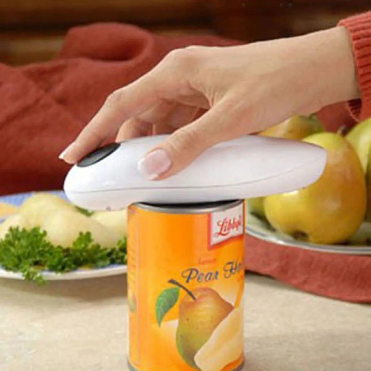 Electric Automatic One Touch Hand Held Can Jar Tin Opener Tools Kitchen Gadget Jar opener