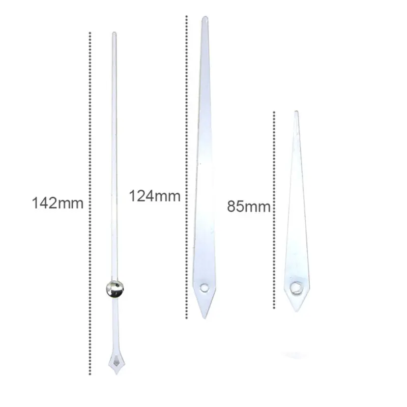 14mm Long Spindle Quiet Hand Quartz Clock Movement Mechanism DIY Repair Parts B