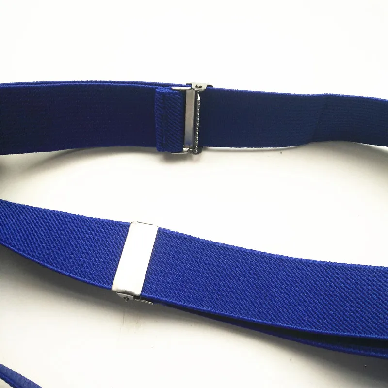 Royablue Màu Treo Áo Nam Co Giãn Mạnh Dây Adujutable Kẹp Casual Nữ Suspender Nẹp Cho Bé Trai Và Bé Gái BD055