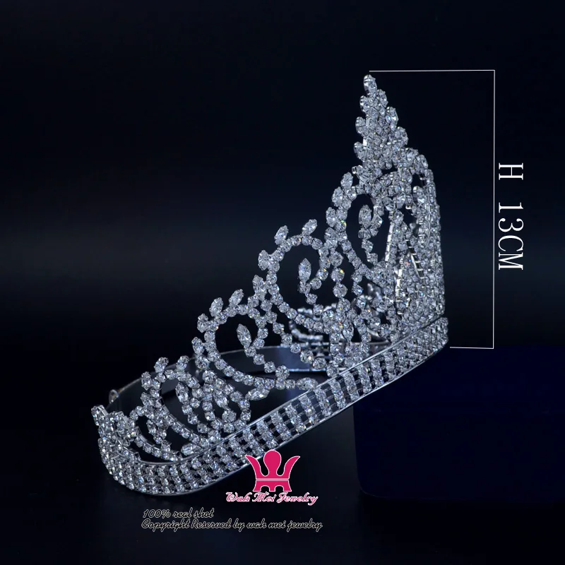 Imagem -03 - Coroas Tiara Australiano Strass Cristal Hairwear Ajustável para as Mulheres Bonito Meninas Acessórios de Cabelo Casamento Nupcial Mo023