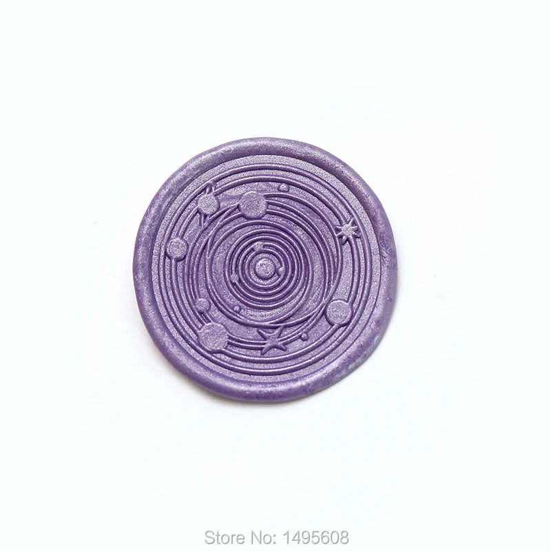 Galaxy wax seal stamp, stars Wax Seal Stamp,wedding invitation seal, Planet Mystery Sealing Wax Seal/gift Wax Stamp,