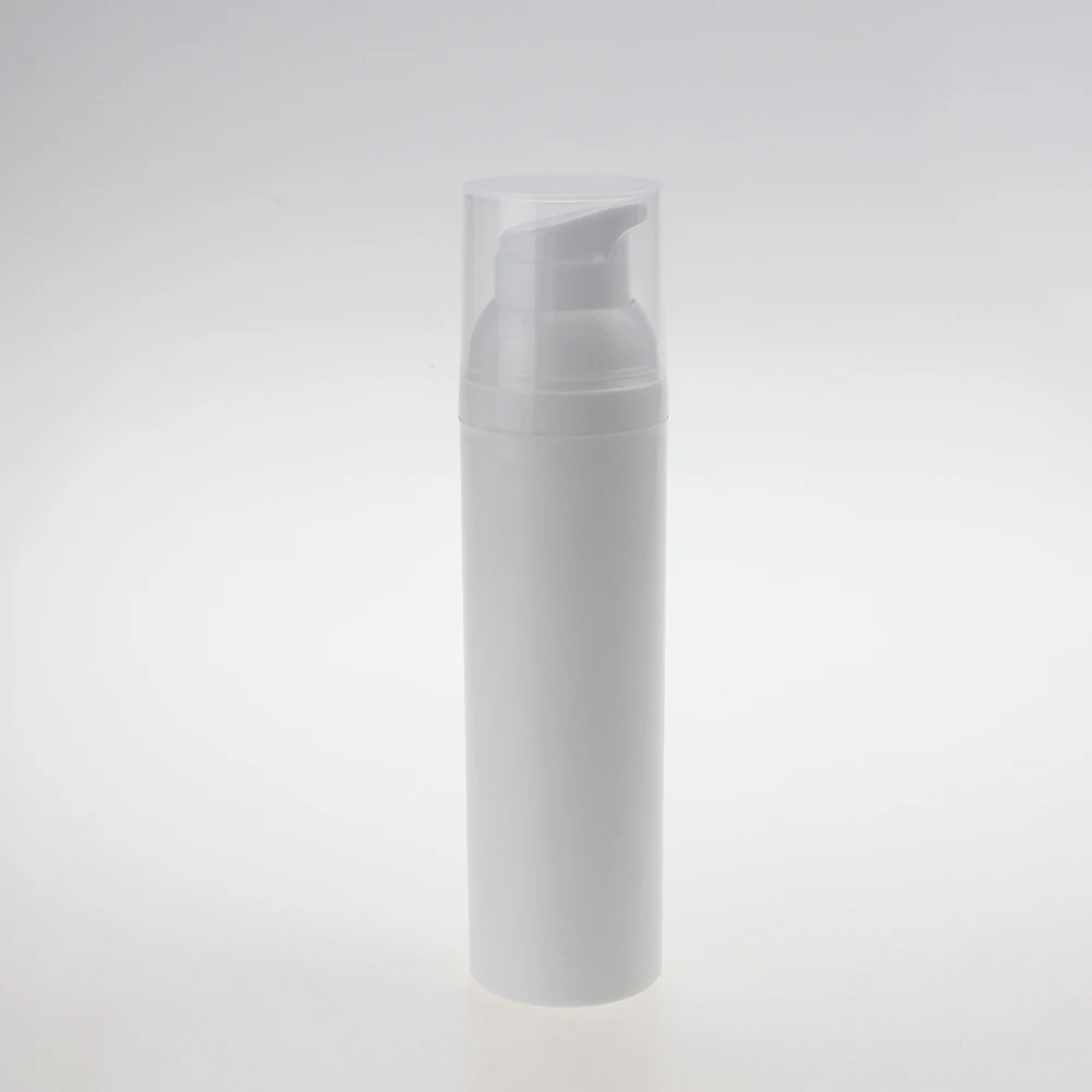 

wholesale 75ml cosmetic packaging container plastic makeup serum airless bottle with vacuum pump for serum emulsion
