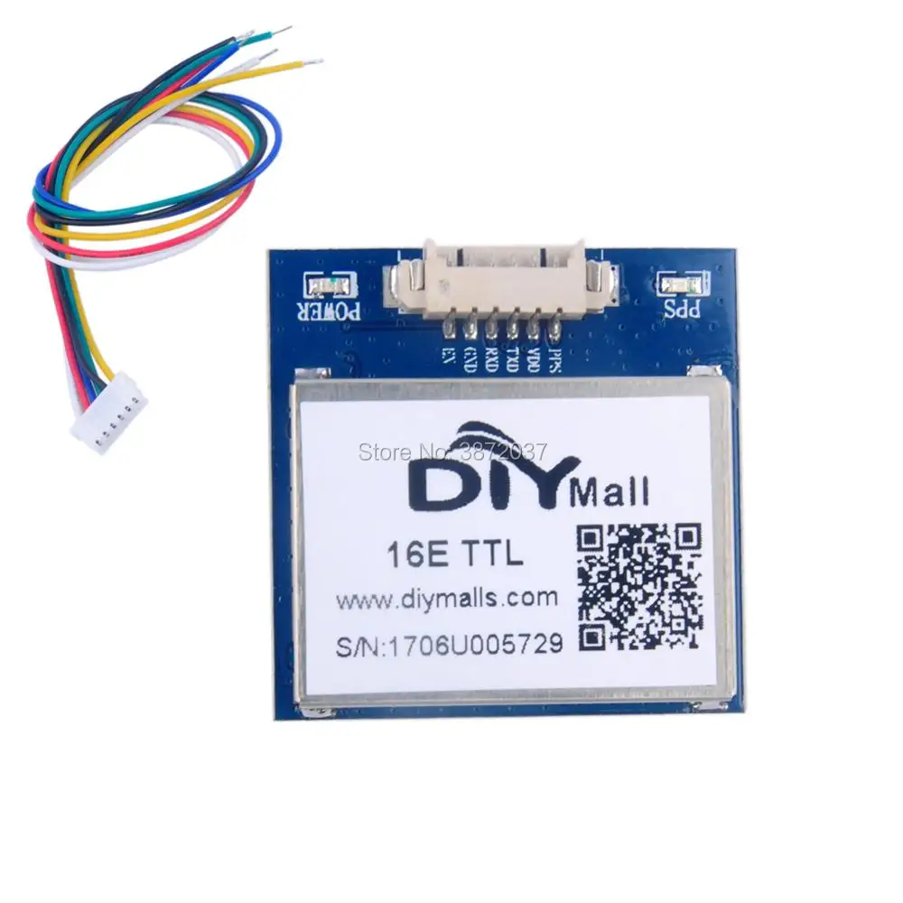 DIYmall GPS Module Replace VK16E Gmouse 9600bps TTL Level w/Antenna for Vehicle Monitoring Car Navigation