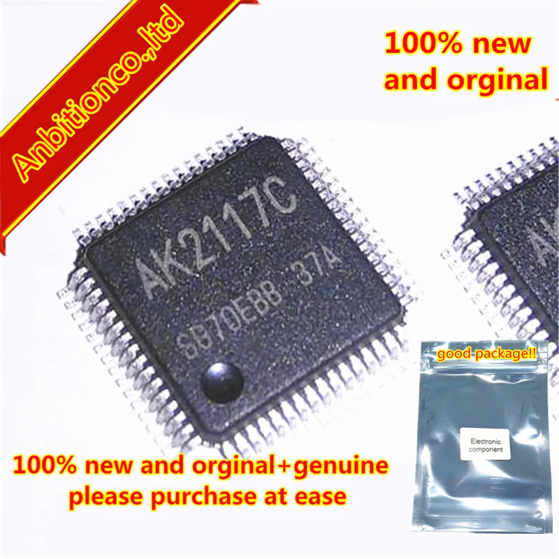 

10pcs 100% new and orginal AK2117C ACTIONS QFP64 in stock