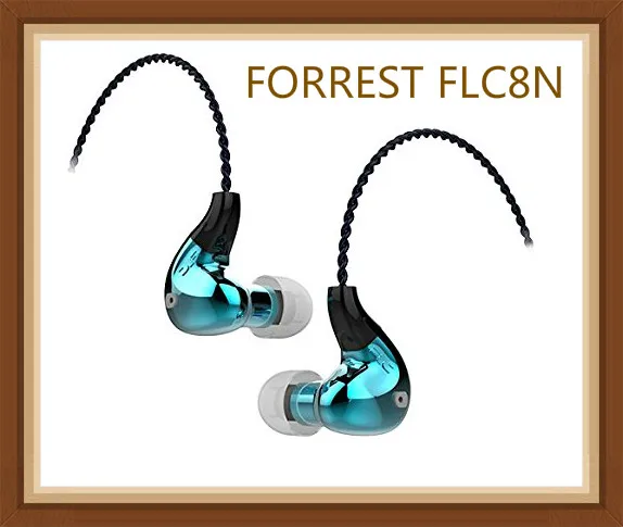 FORREST FLC8N Hybrid Dual Balanced Armature Dynamic 2BA+DD Hifi Music Monitor DJ Studio 3.5mm / 2.5mm Blanced Earbuds Earphones