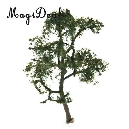 MagiDeal High Simulation 1Pc Model drzewa Sycamore na ulicę tor kolejowy kolejowy krajobraz z szynami kolejowymi ogród Park krajobraz układ